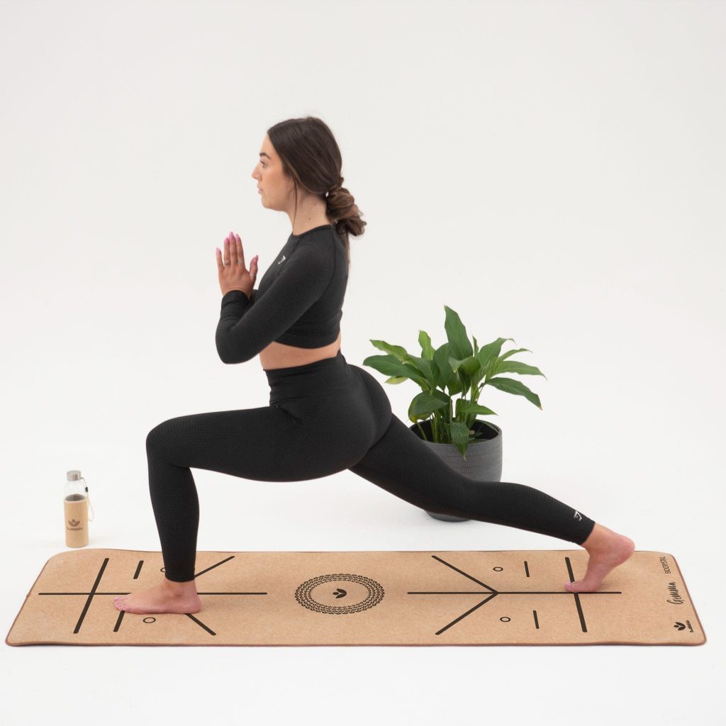 Image of a woman doing yoga